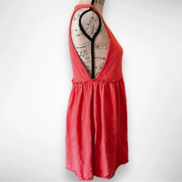 FOREVER 21 Women's Rust/Orange Sleeveless Skater Mini Dress Medium | EUC - Picture 4 of 8